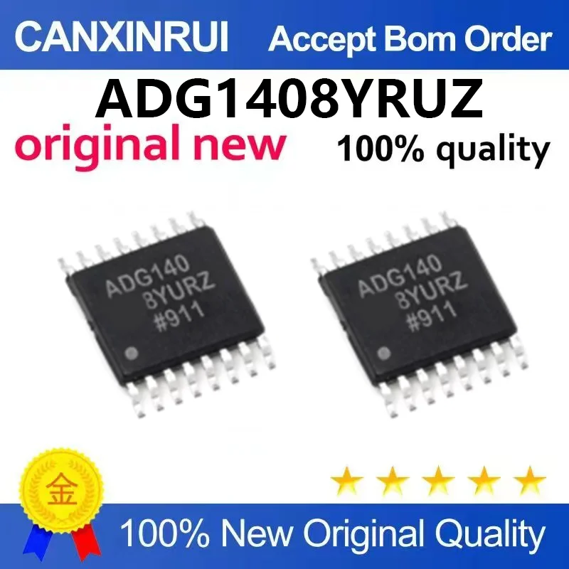 (5pcs-100pcs)Original genuine ADG1408YRUZ-REEL7 analog switch/multiplexer TSSOP-16