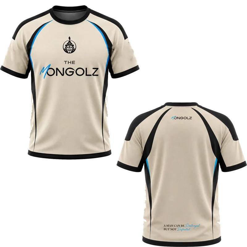 The MongolZ Team Jersey Casual Major T-Shirt Uniform 2026 New CS2 Esports CSGO 3D T Shirt Fashion Personality Y2k Gamer Fans Top