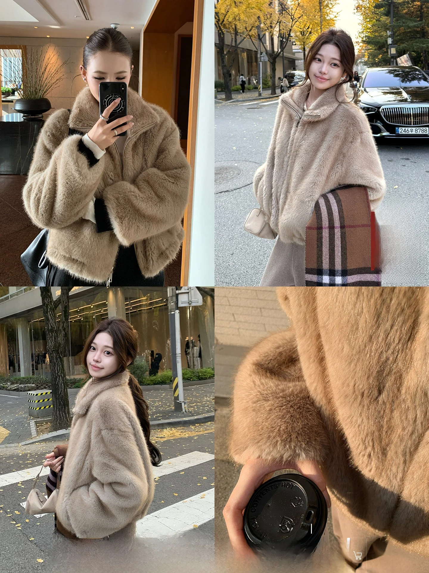 

Xzichic adient Двухцветная экологичная куртка из искусственного меха для женщин, зимняя, с воротником-стойкой, утепленная, повседневная, укороченная