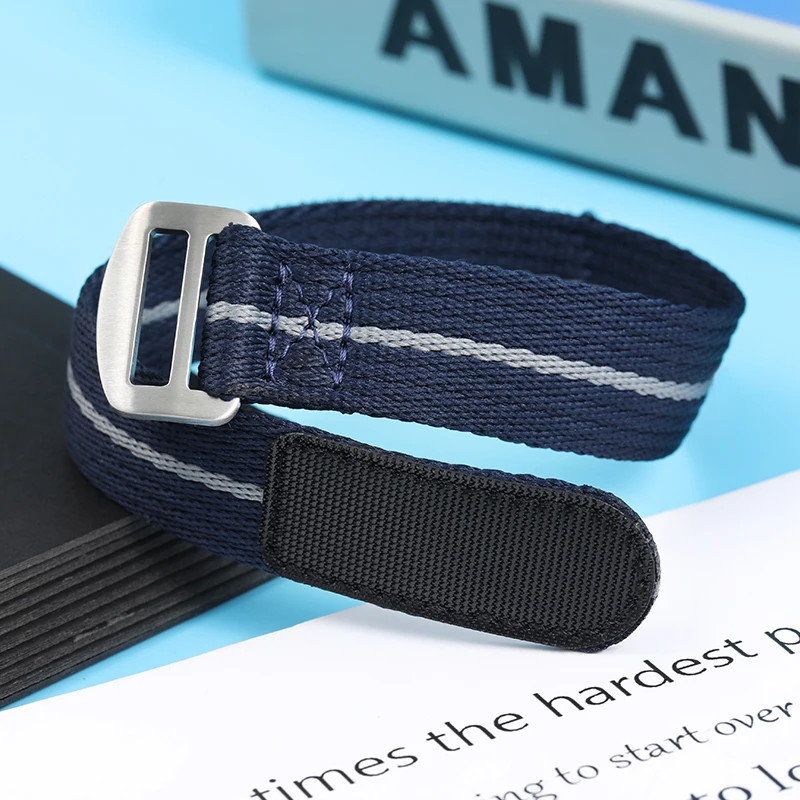 20mm 22mm Military Straps Premium Fabric Nylon Solf Universal Watchband for Sports Pilot Military Replace Nylon Watch Straps