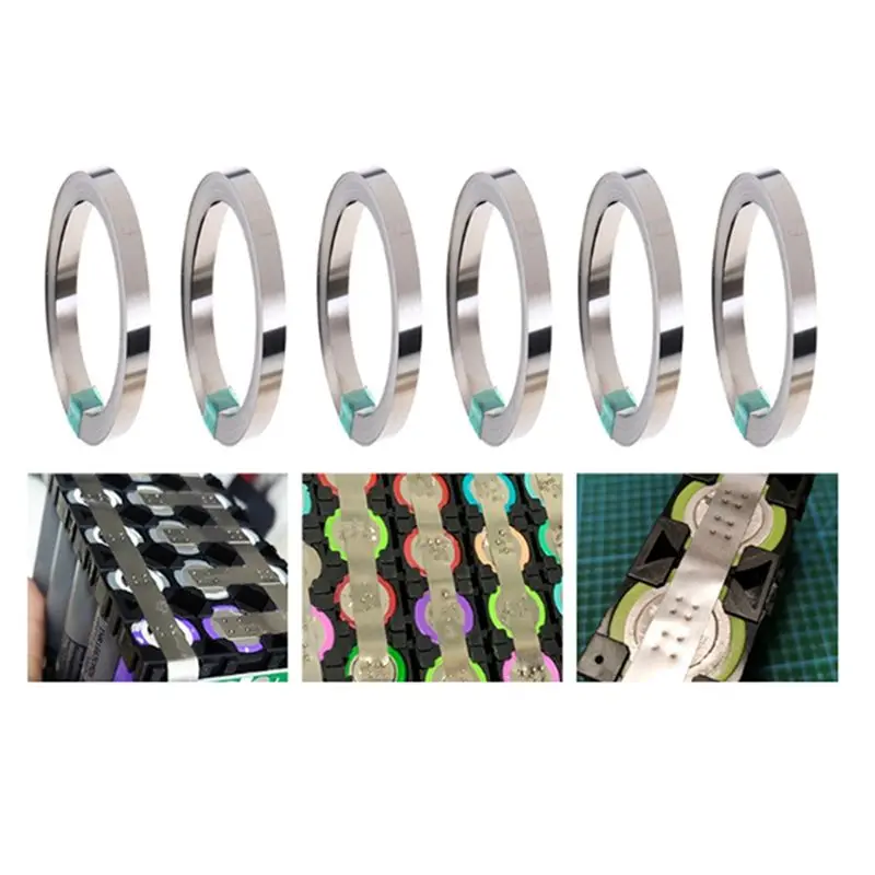 A36T-1 Roll 10 Meter Nickel Strip Silver For Battery And Spot Welding, 15X0.15Mm(Wxt)