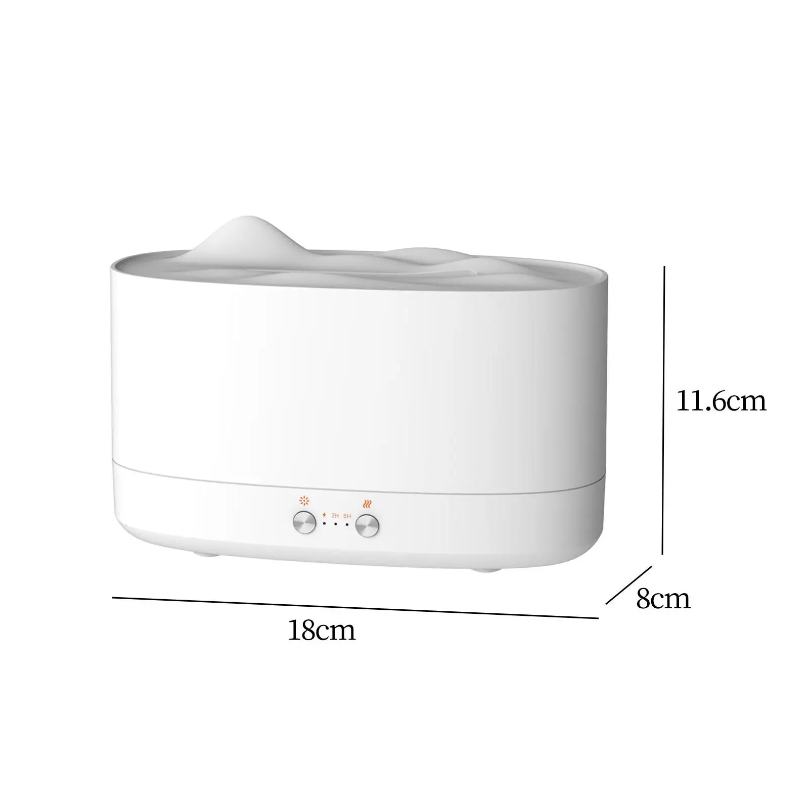 탁상용 야간 조명 공기 청정기, 휴대용 공기 가습기 장식, 안개