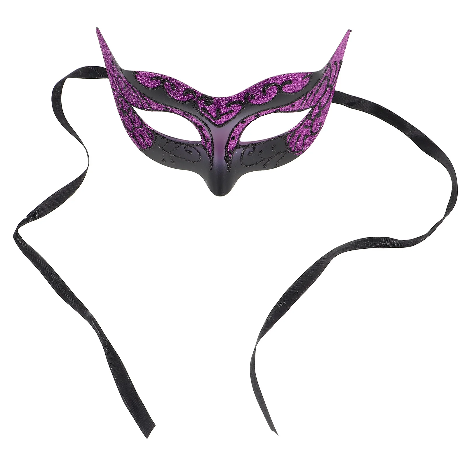 

Masquerade Mask Painted Half Face Lightweight Plastic for Christmas Party Mardi Gras Carnival Halloween Ball Performance Prop