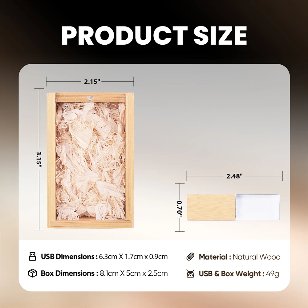 Fashion Crystal USB Flash Drive 128GB Free Custom Logo Memory Stick 64GB Color Printing Box & Pen Drive 32GB 16GB Wedding Gift