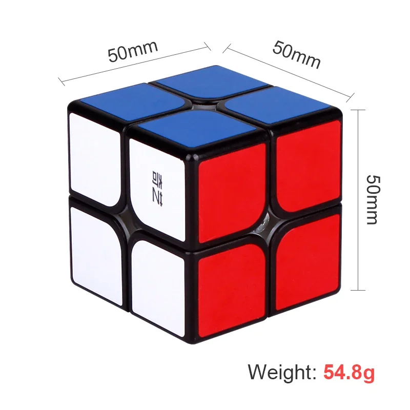 Qy brinquedos-cubo mágico profissional 2x2 para crianças, brinquedo da educação, quebra-cabeça para crianças, brinquedo da educação