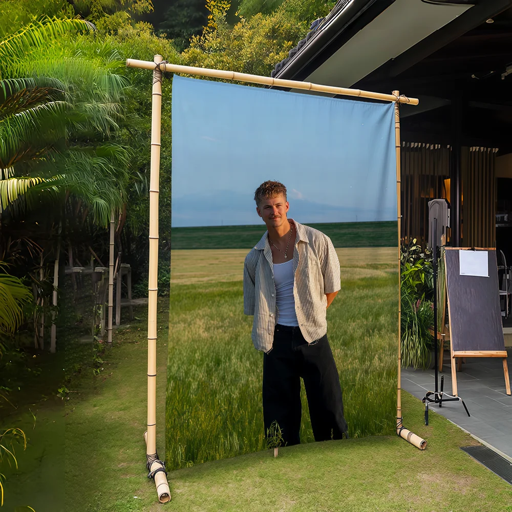 المغني فورست فرانك العلم الفن الطباعة العلم المنزل غرفة نوم النوم ديكور الحفل راية ديكور في الهواء الطلق