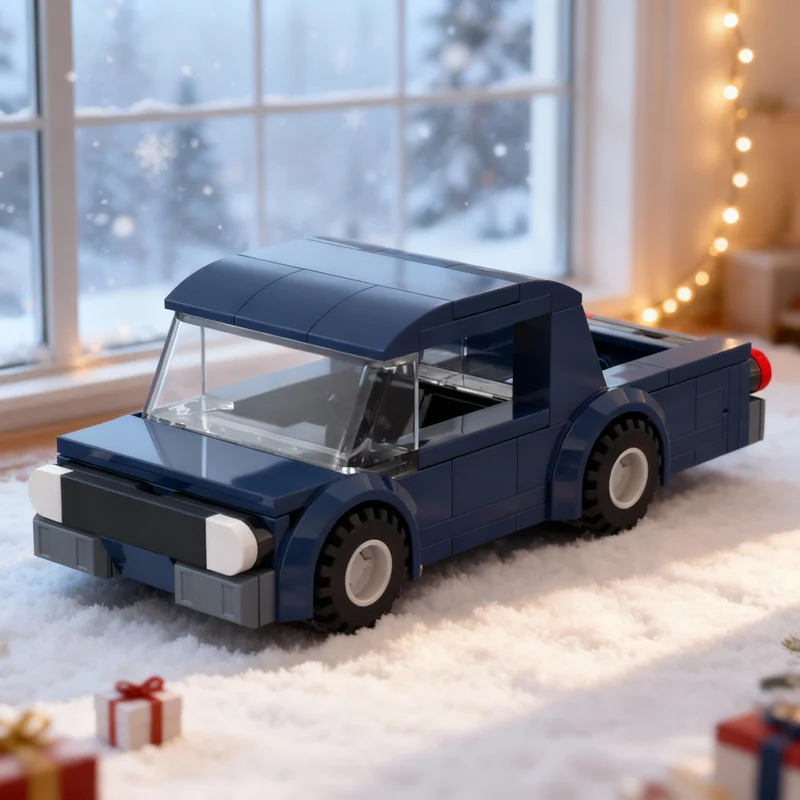 

Набор строительных блоков MOC «Городская дорожная инфраструктура», 119 деталей, модель электрического пикапа, архитектурный конструктор, идея для рождественского подарка, развивающая игрушка