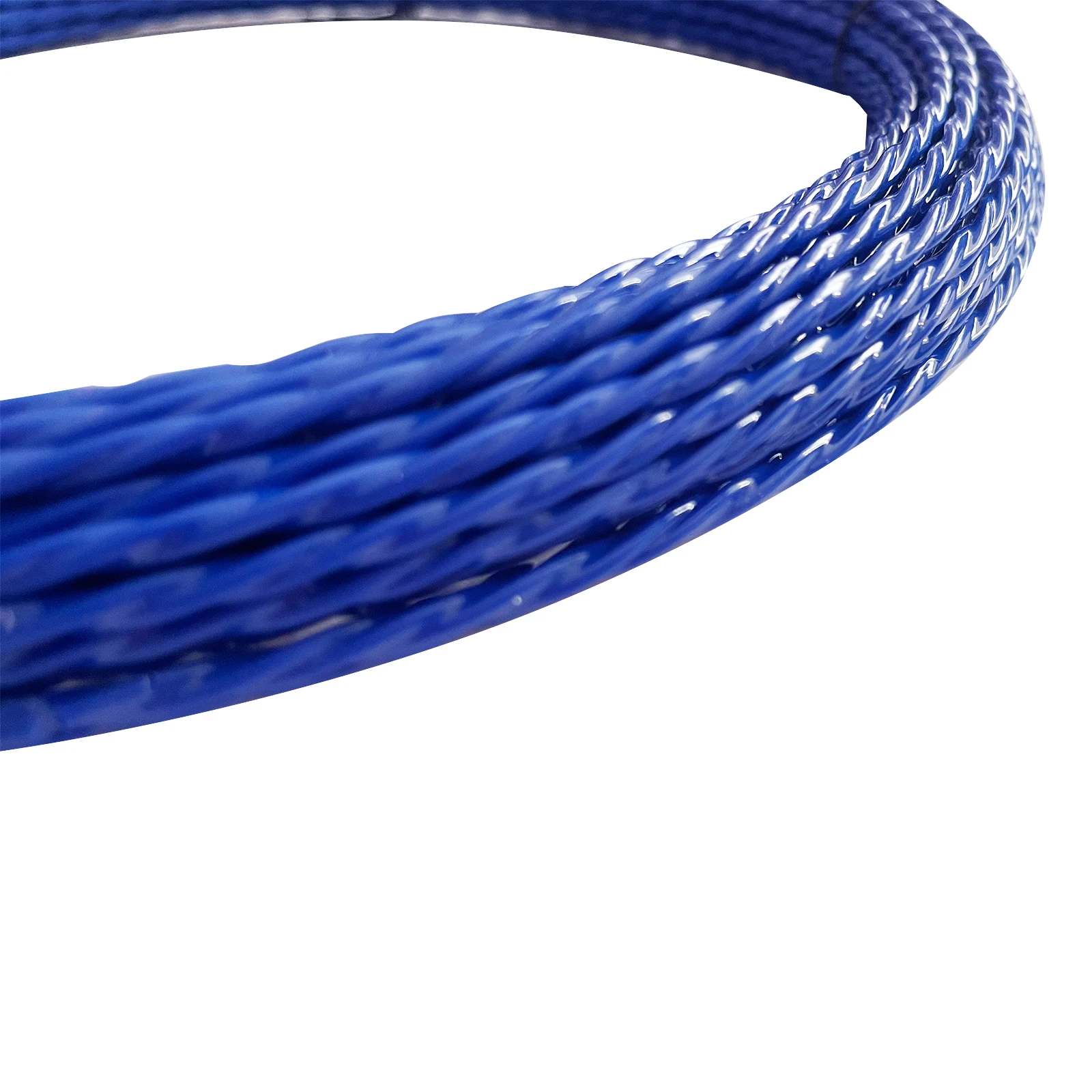 32ft 65ft 98ft Fish Tape Duct Rodder Electrical Cable Wire Puller Rod Through Wall Threader Kit Auxiliary Tool