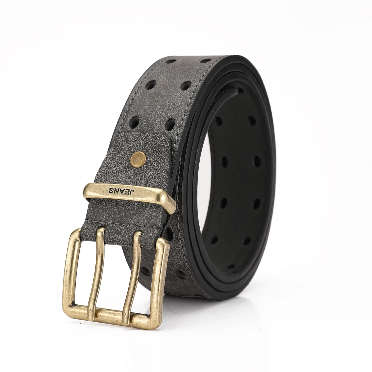 Ein Western-Style PU-Ledergürtel für Damen und Herren, ein Klassischer und Lässiger Retro-Gürtel – Detail 9