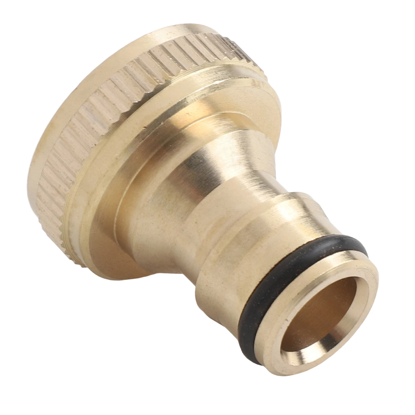 Water Hose Adaptor G3/4in Brass Tap Connector with Quick Release for Efficient Garden Tap and Hose Interfacing