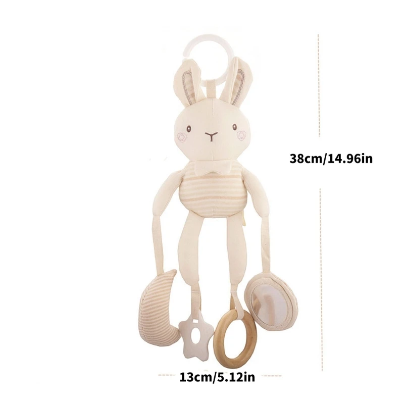 Giocattoli per lo sviluppo sensoriale del bambino infantile Regali per campanelli peluche morbidi appena nati sonagli 15UB