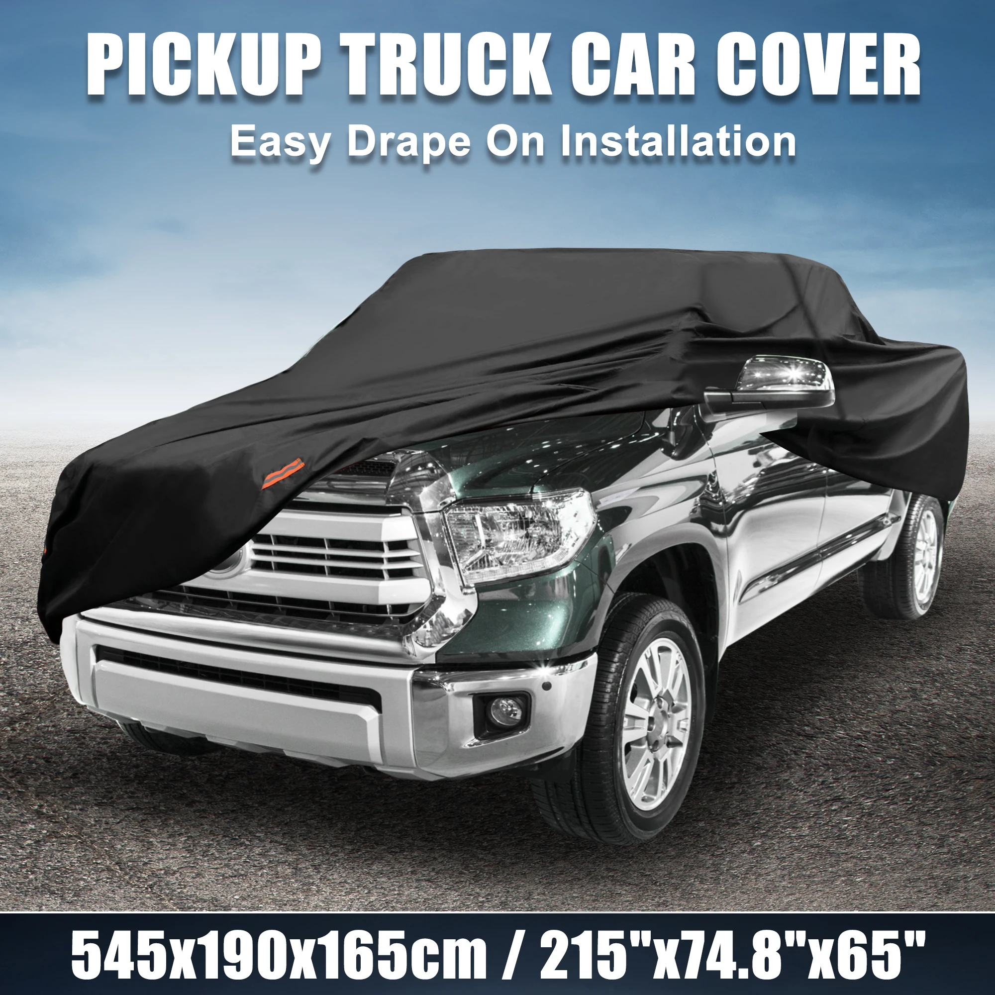 Motoforti Pickup Truck Cover for Toyota Tacoma Extended Cab Crew Cab 4-Door 2005-2021