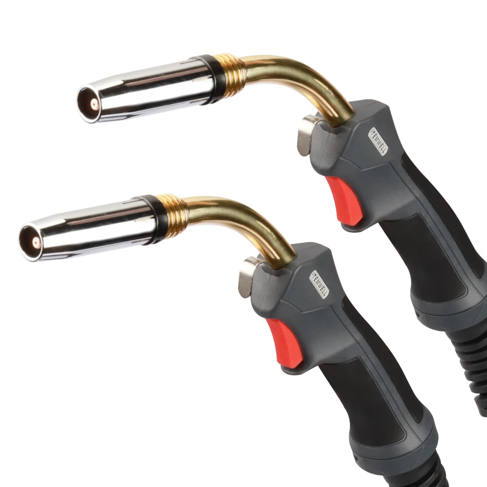 15AK 24KD 25AK 36KD Professional MIG MAG MB ไฟฉายเชื่อมหัว Air Cooled Contact TIP Swan คอผู้ถือหัวฉีดแก๊สยุโรปประเภท