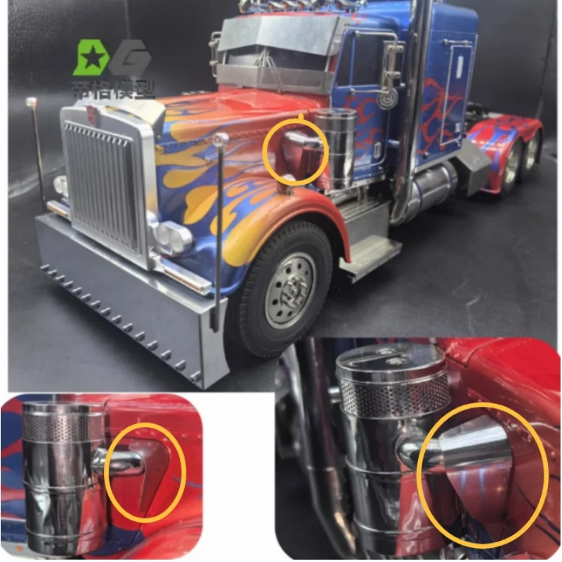 Dige Model Simulated Air Filter Windshields For 1/14 TAMIYA RC Truck King Hauler 56301 56344 Rc Accessories