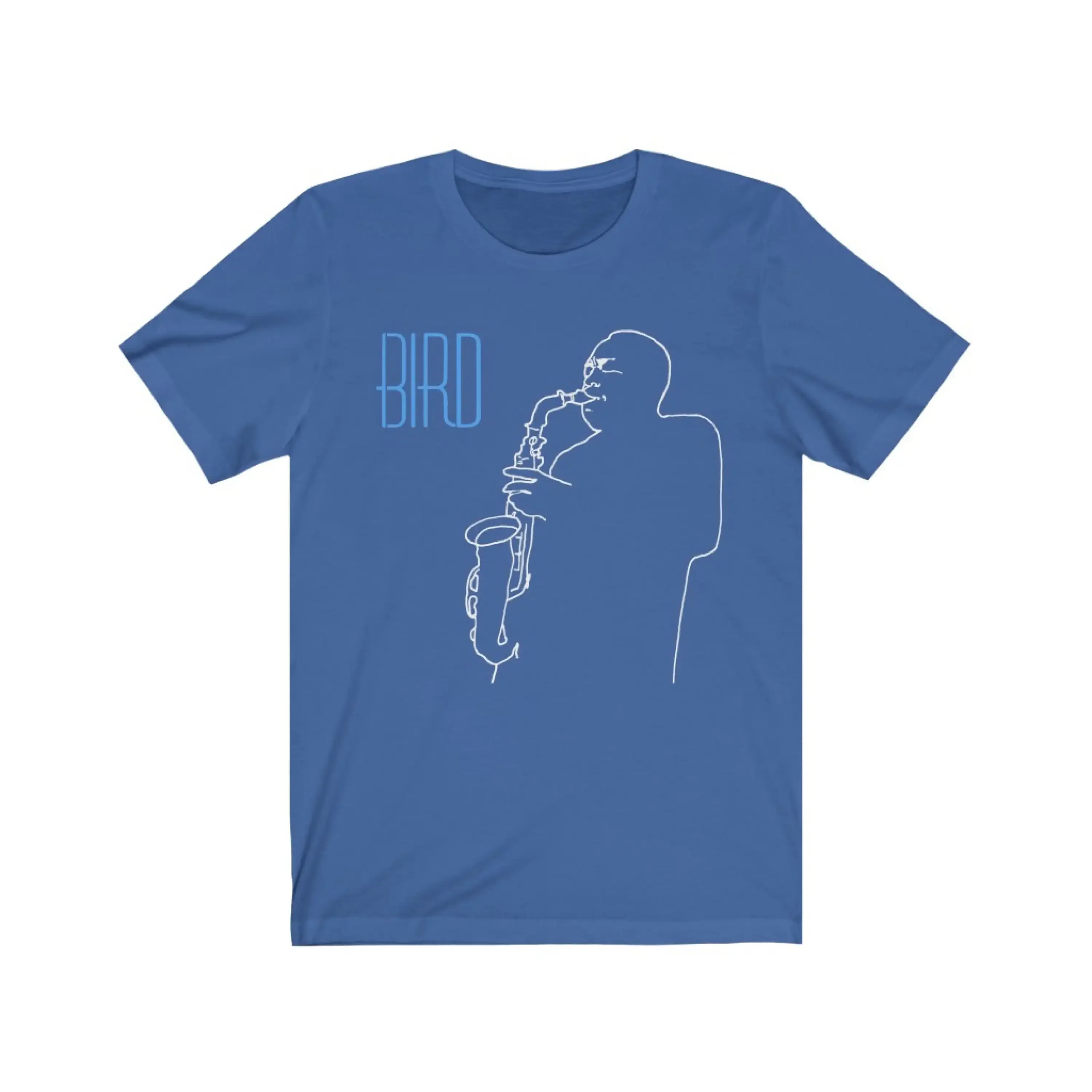 

Saxophone T Shirt Charlie Parker Art Print Retro Vintage Jazz Music Black Artist Band