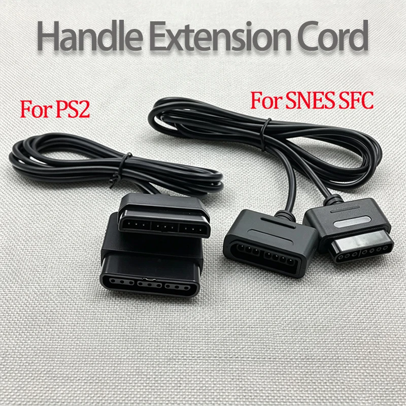 1 Stück 1,8m Spielcontroller-Verlängerungskabel Datenkabel für PS2 / für Super SNES SFC Controller - Gaming-Peripherie-Zubehör