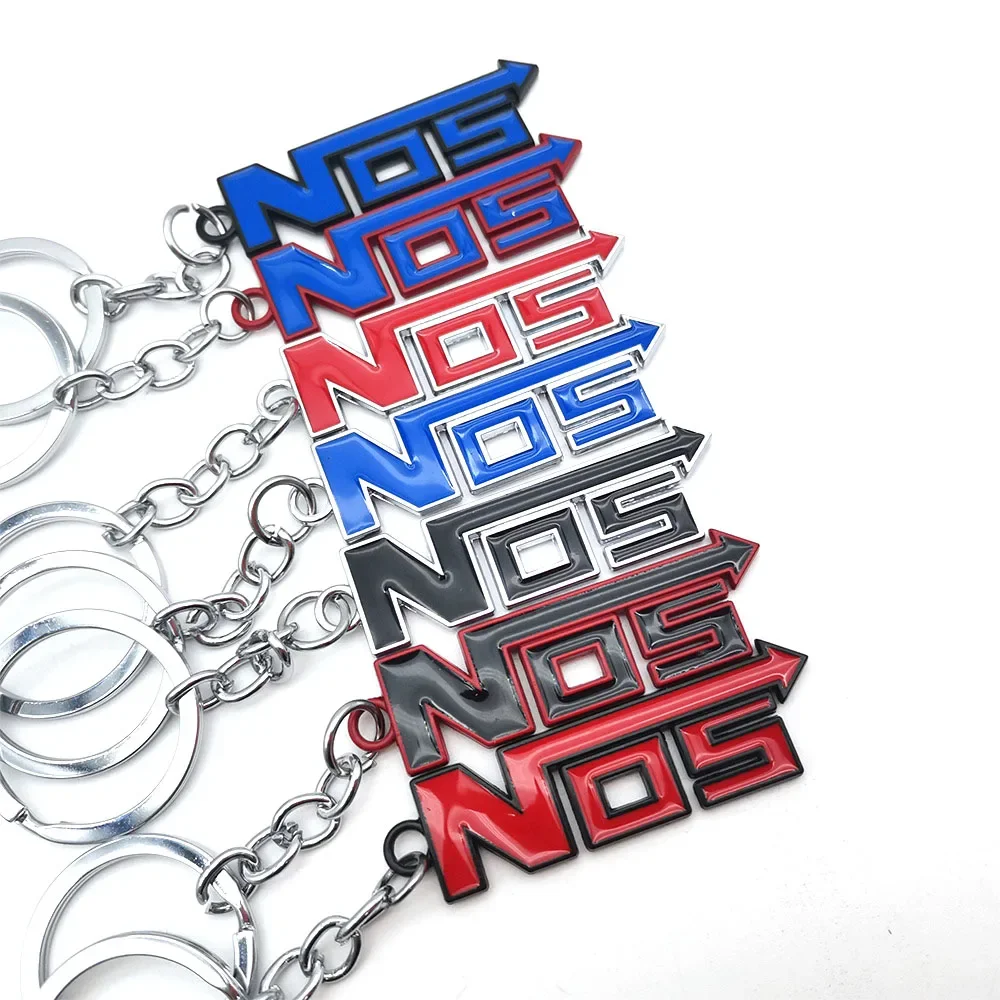 Car Metal Key Chains Keyring Holder For Nos Logo Keychains Accessories for Nissan Ford Dodge Honda Toyota KIA Jeep Volkswagen