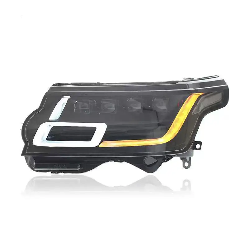 Suitable for 13-17 Land Rovers Range Rover vogue Upgrades Full LED Headlights Facelift, and Daytime Running Turn Signals