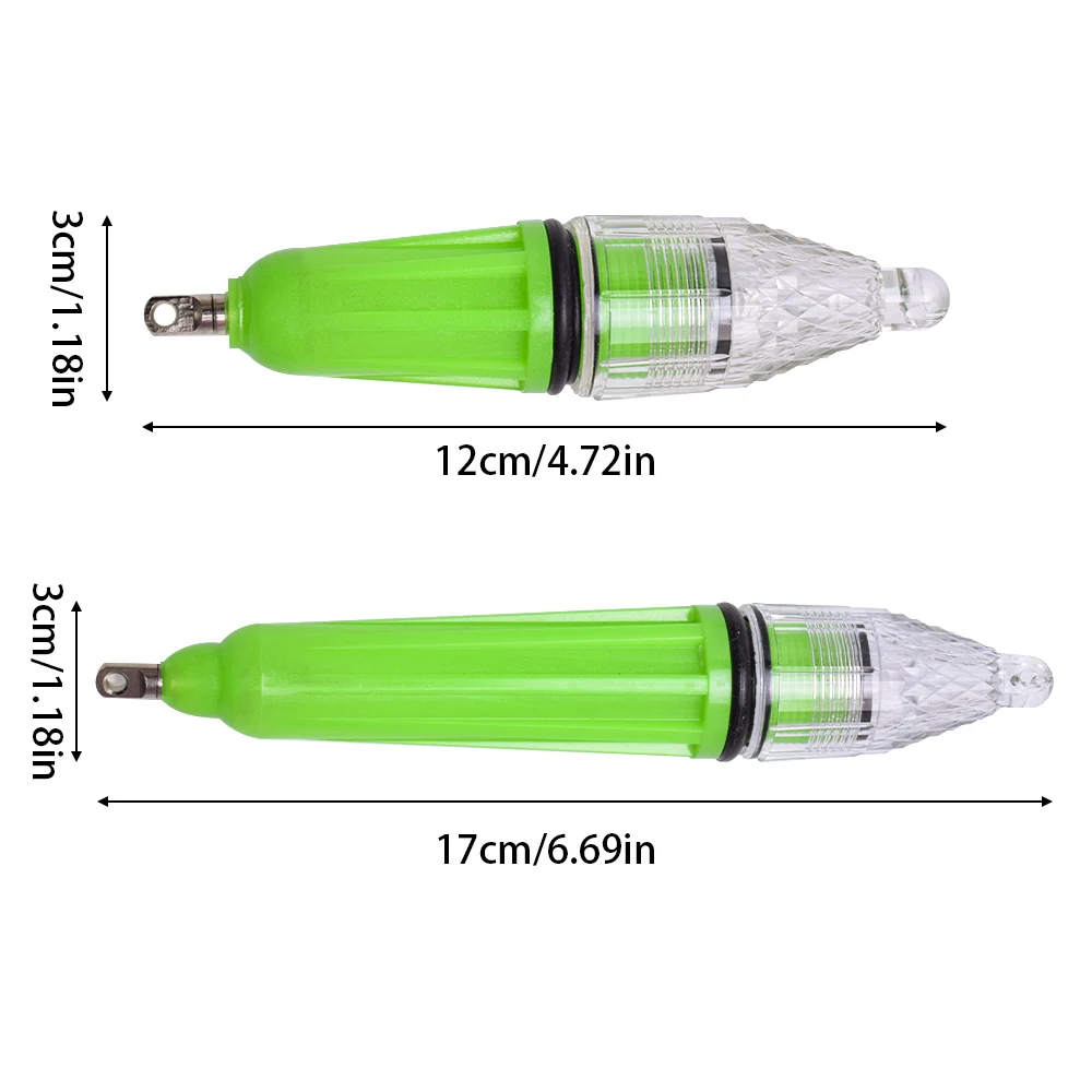 1 PC Multi-Color LED Fishing Light, Waterproof Bait Light, 12cm/17cm Fish Collecting Light, Fishing Tools