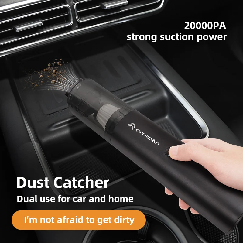 

Car Accessories Powerful Vacuum Cleaner Seat Gap Air-outlet Dust Collector Tool For Citroen C1 DS3 C2 C3 Vts C4 Saxo C4L C5 C6