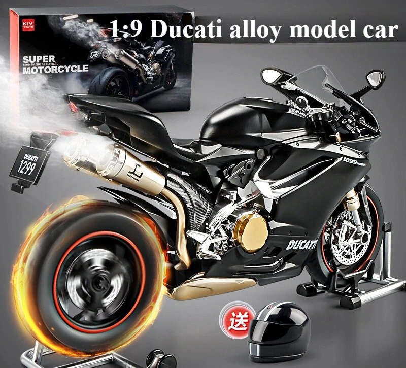 

For Ducati motorcycle can spray alloy imitation spark-ignition spray toy car motorcycle gift ornament