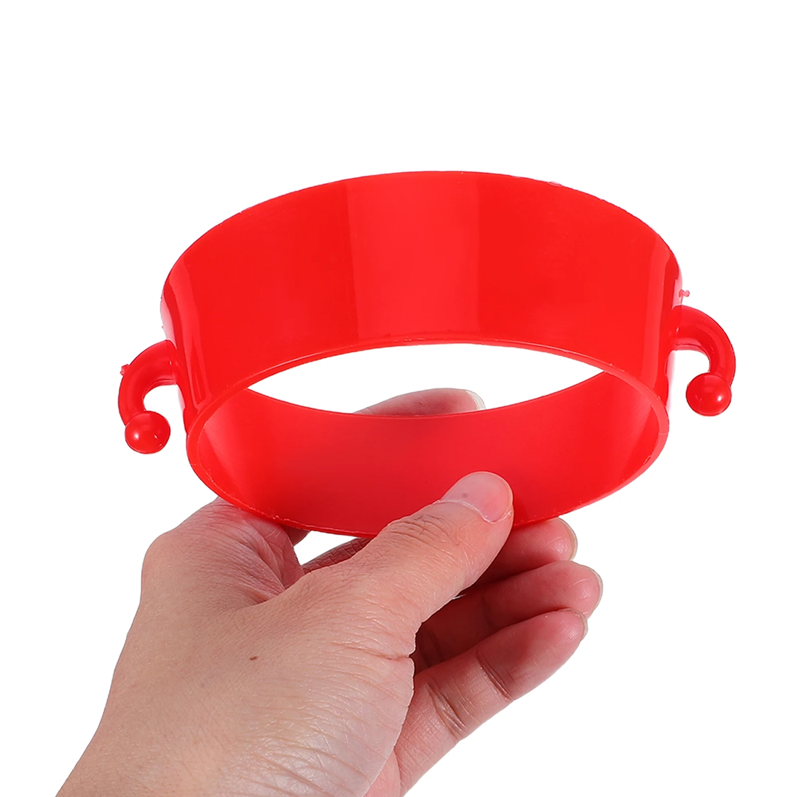 10 قطعة سلسلة حاجز موصل موقف للسيارات لأعمدة المرور ABS البلاستيك الطريق استخدام الروابط ABS مشبك خواتم موقع البناء #3