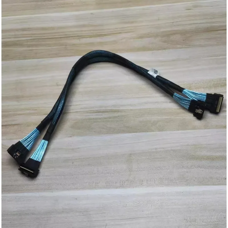 

New Slim SAS LP SFF-8654 8i Straight To Curved Head Data Cable 04052519-001