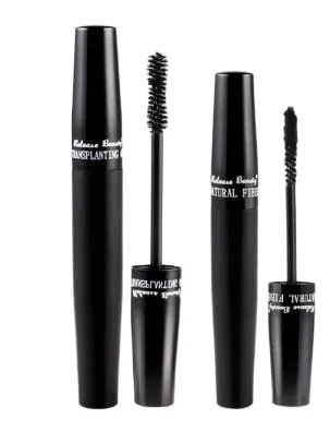 Máscara de Pestañas 3D Wild Leopard, Juego de 2 Piezas, Resistente al Agua, Doble Fibra, Maquillaje para Pestañas, Love Alpha