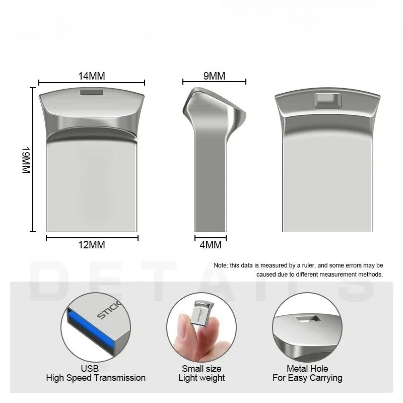 Super Mini Pen Drive 128MB Flash Drive Pendrive USB Stick Factory Wholesale Memory Stick Real Capacity Flash Stick Creative Gift