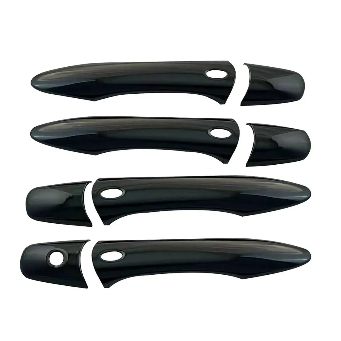 1Set Exterior Door Handle Covers Trims With 4 Smart Key Holes Fit For Infiniti QX60 QX70 QX80 2008 2009 2010 2011 2012 2013-2020