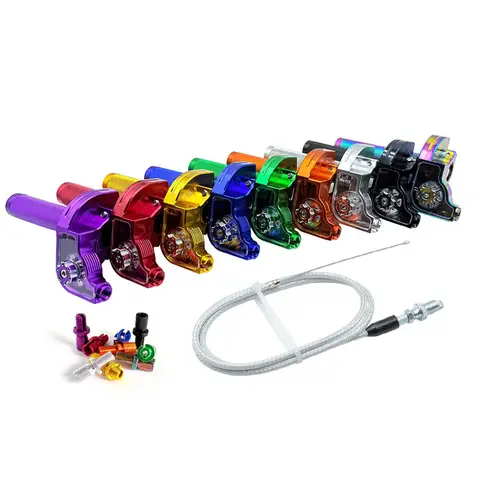 Universal CNC Aluminum Accelerator Throttle Twist Grips Handlebars M10*1.5 For Dirt Pit Bike Moped Scooter Quad ATV Motorcycle