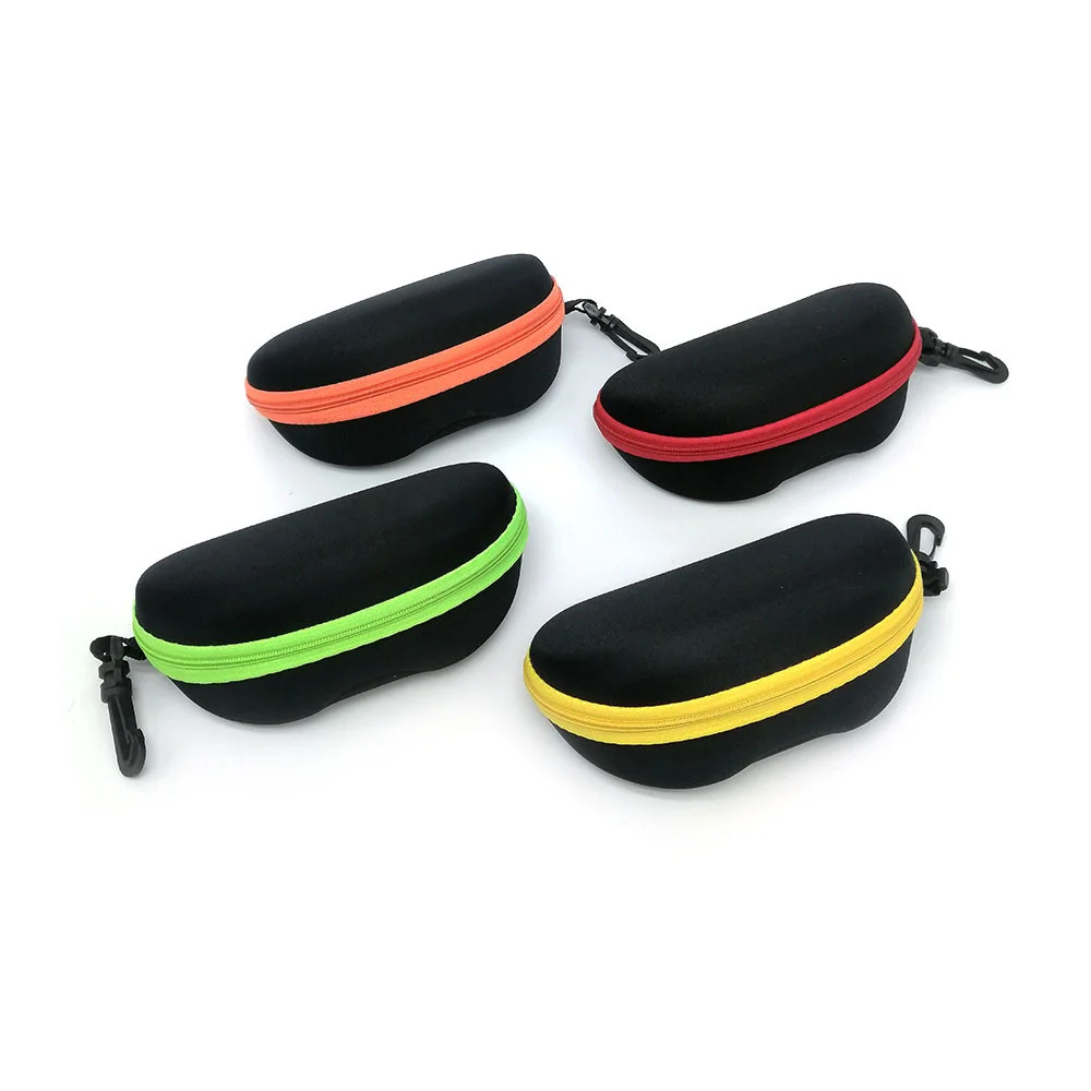 

Oxford Cloth Eyeglasses Case Elegant Zippered Glasses Case Protector Case Holder Stylish For Leisure Travel Backpack Attachment