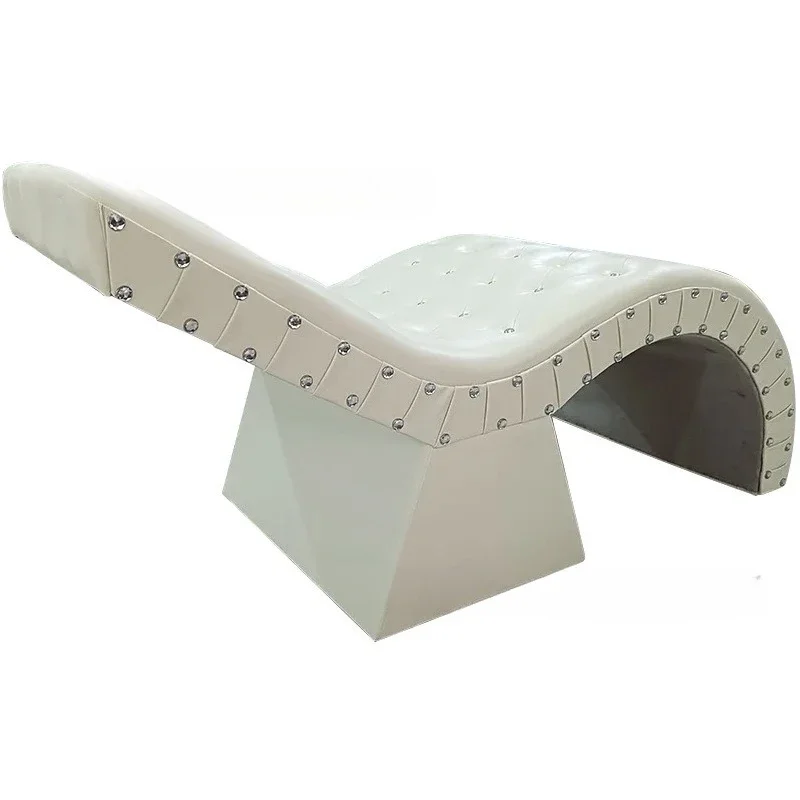 beauty salon special facial beauty bed crystal buckle S-shaped curved eyelash bed massage tattoo embroidery bed
