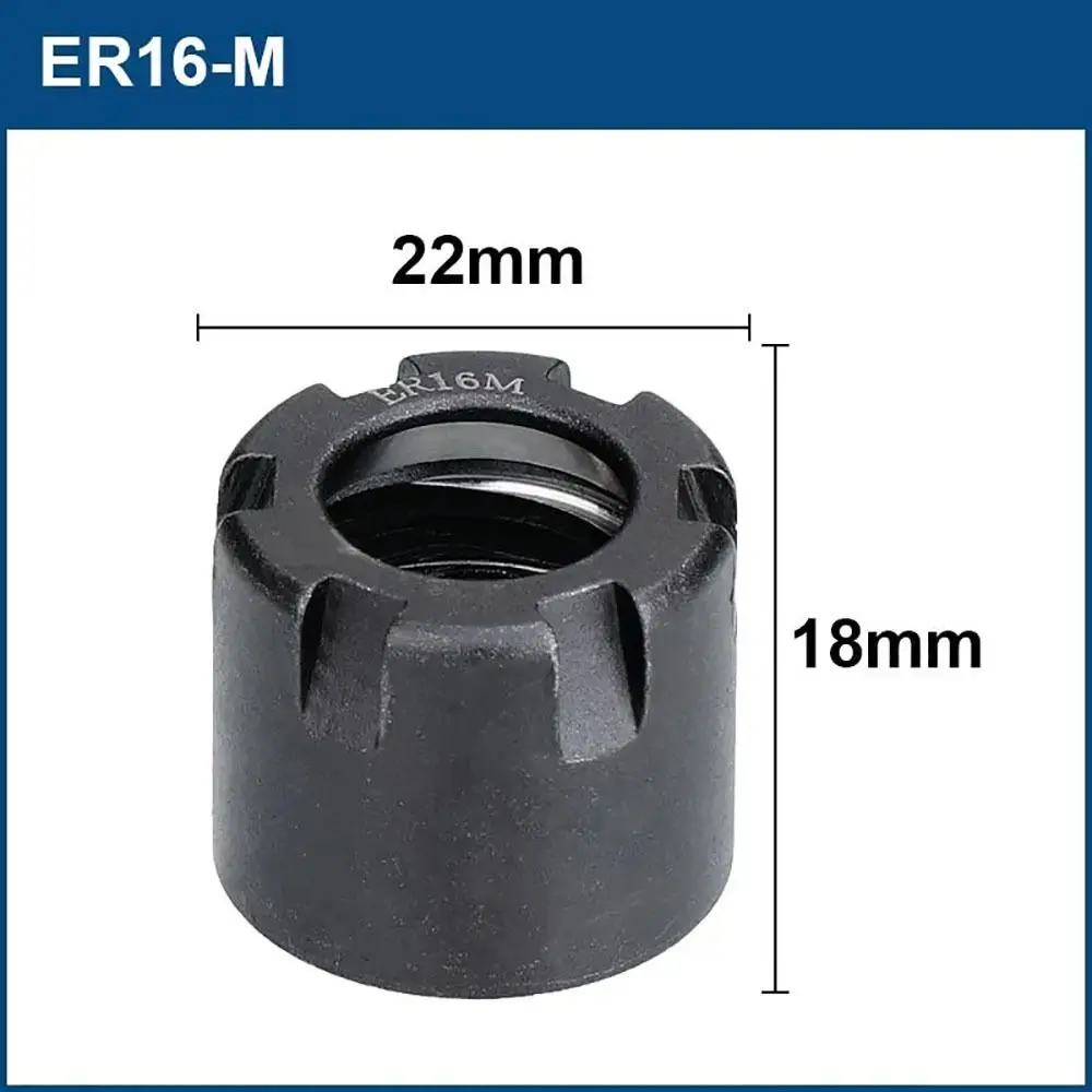 1Pcs High Precision Chuck Nut ER 11/16/20/25/32/40 CNC Metalworking Clamping Nut For CNC Lathe Milling Bit Holder A/M/UM Type