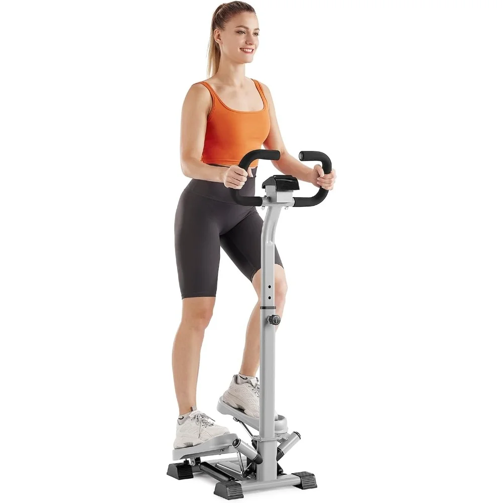 

Stepper with Handlebar, Stair Stepper for Exercises for Leg Workout, 330LB Weight Capacity, Super Quiet Space-Saving Home