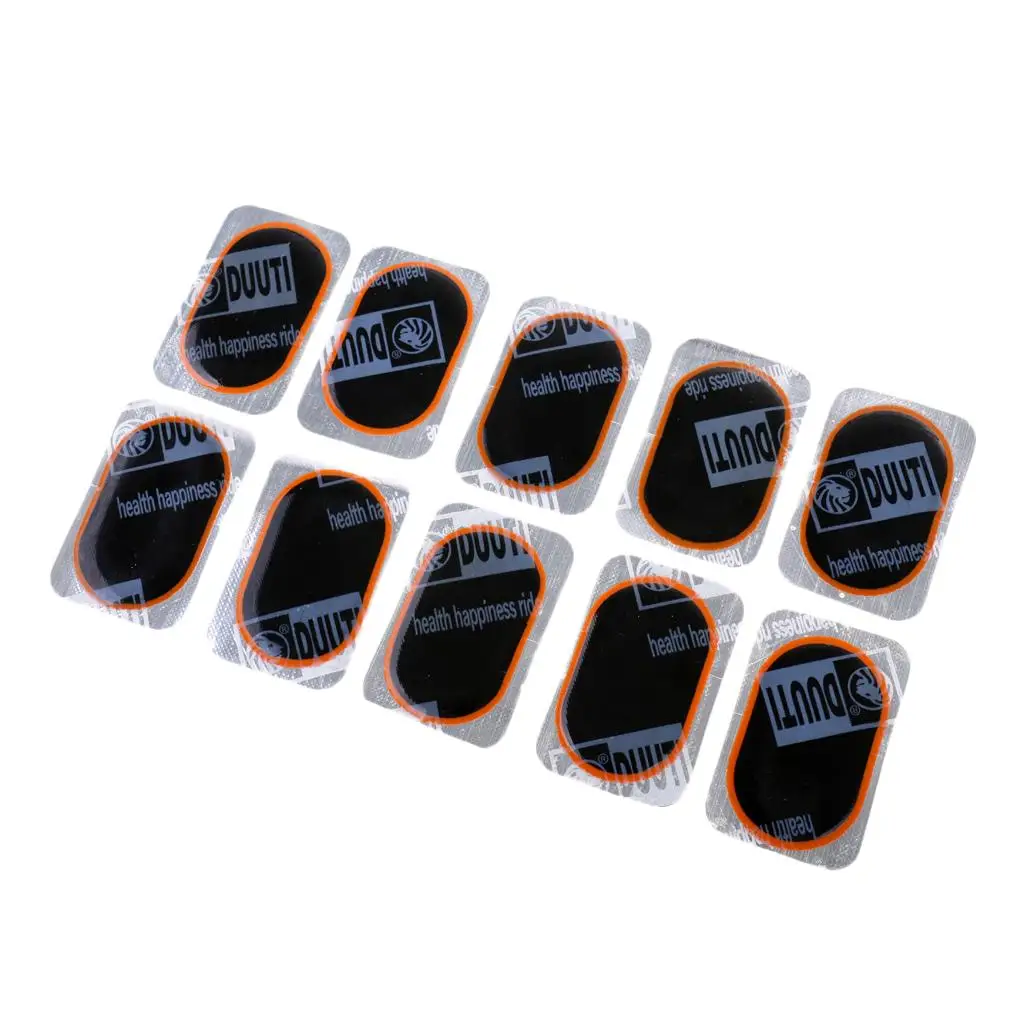 Lot 10 Pieces Inner Tube Puncture Repair Kit Car Van Bike Truck Tire Tyre Patches Light Weight Easy to Carry