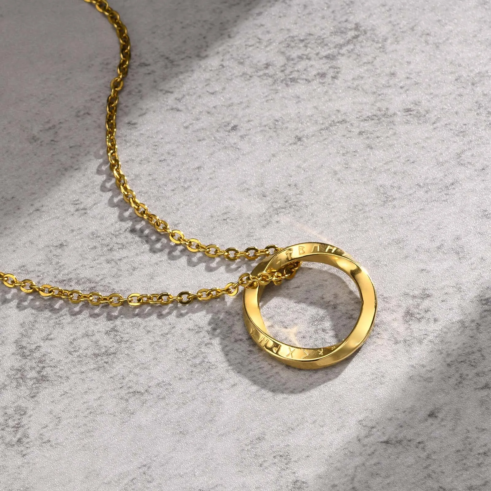 Nordische Wikinger-Anhänger-Halsketten für Männer und Frauen, gedrehter Edelstahl-Schmuck, Dreieck-Charm, geometrischer Kragen, Party-Geschenk – Detail 19