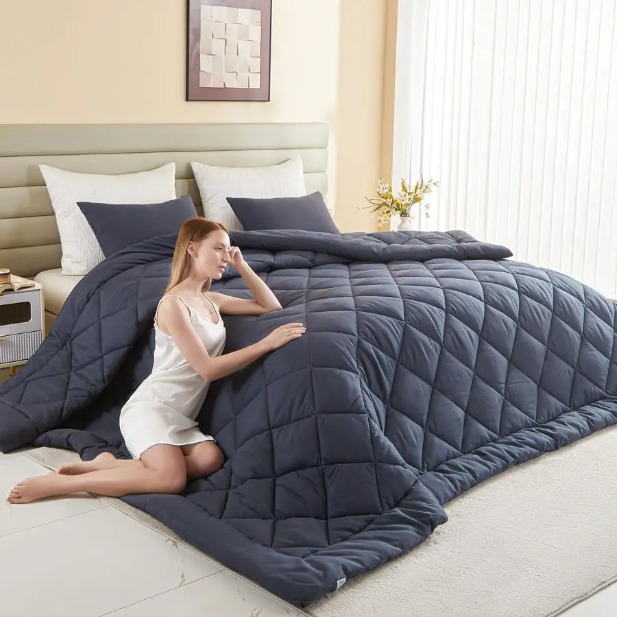 

Одеяло из аляскинского короля, очень большое одеяло большого размера, всесезонное мягкое и легкое одеяло, альтернативное одеяло Inse