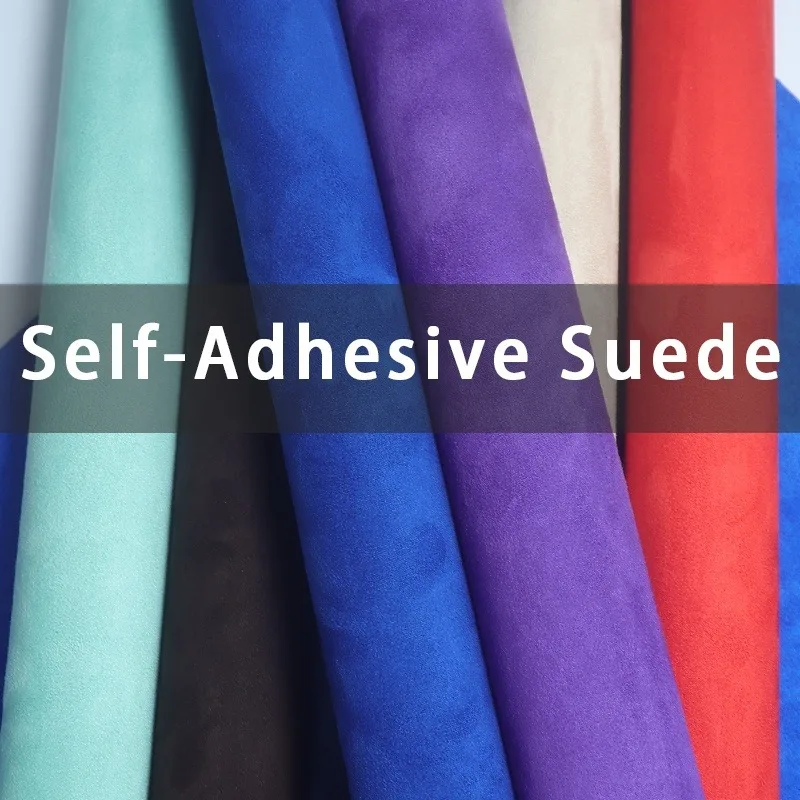 Self Adhesive Suede Wrap Fabric Faux Suede Leather for DIY Sofa Repair Car Interior Modification Elastic Velvet Sticker 30x140cm