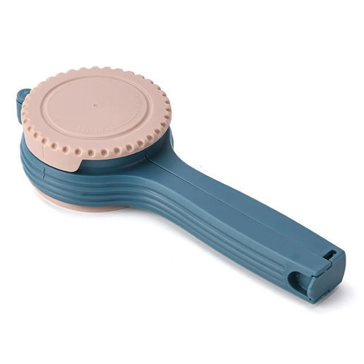 Food Storage Bag Sealing Clips Plastic Cap Sealer Clip with Pour Spouts Snack Storage Fresh Clamp Kitchen Organizer Pink