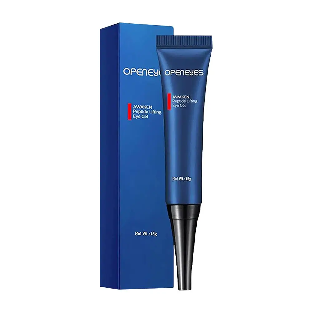 Creme de Olhos Anti-Rugas para Homens, Reparar Bolsas Oculares, Círculo Escuro, Desvanece-se Linhas Finas, Soro Olho Hidratante, Peptídeo Despertar, Gel Eye Lifting