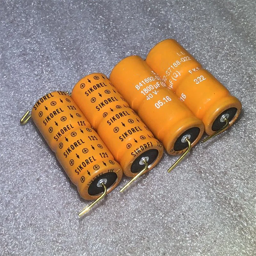 Original New 100% B41692 1800UF 40V Gold Plated Foot Audio Filter Capacitor (Inductor)