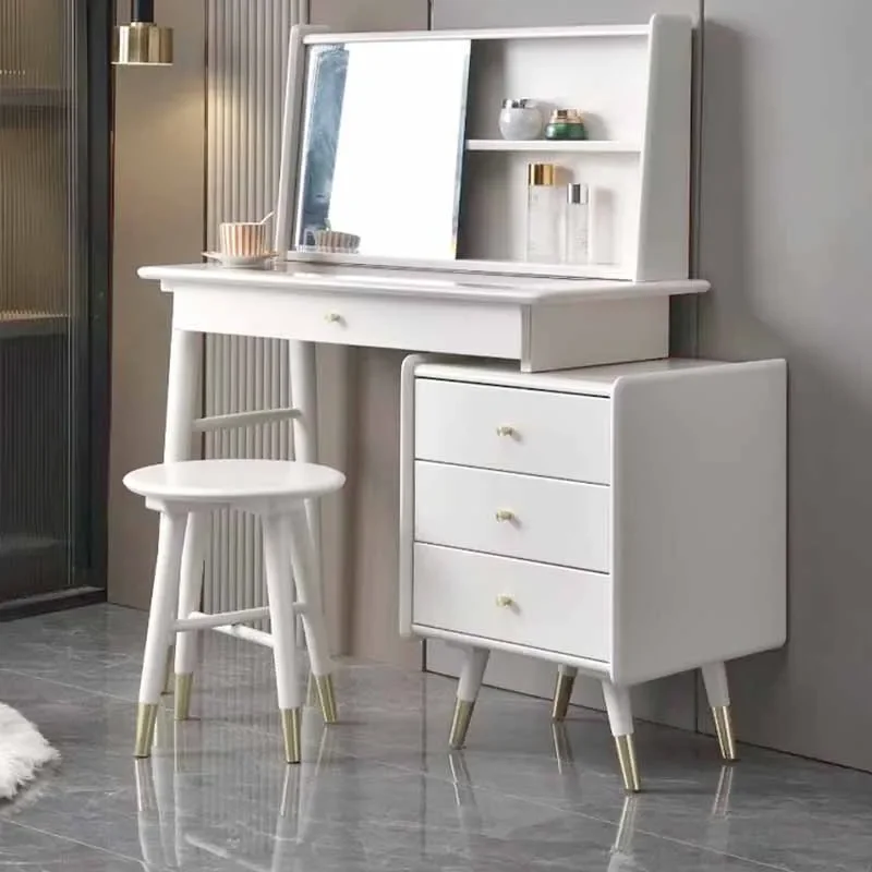 

Nordic Stool Drawers Dresser Eithe Girl Box Brown Women Wooden Dressing Table Storage Luxury Modern Comoda Pra Quarto Furniture