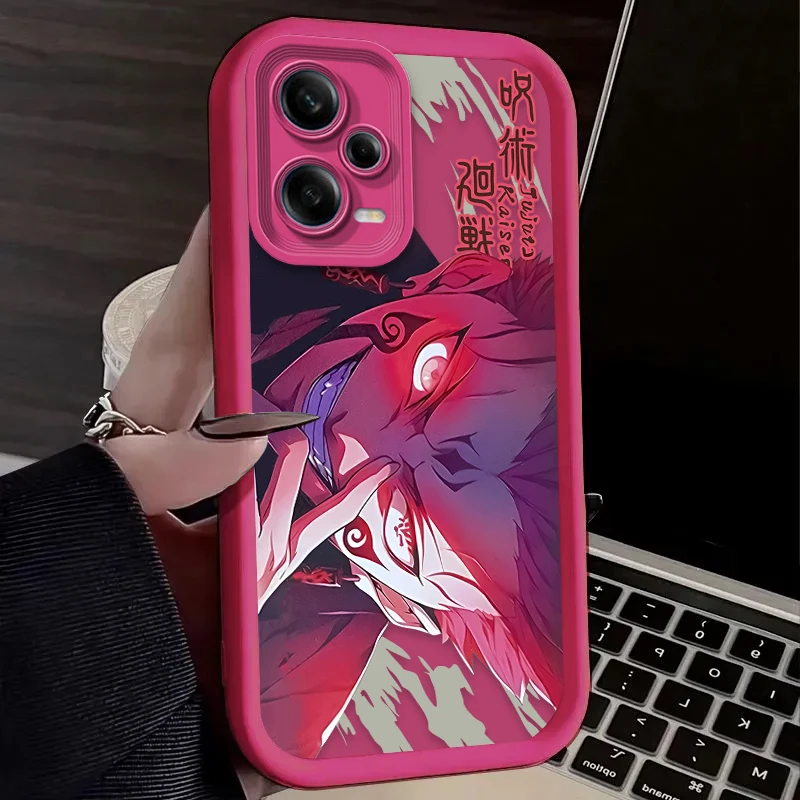 Custodia per telefono Anime Jujutsu Kaisen per Xiaomi Redmi Note 13 12 11 Pro Plus 4G 5G 12S 11S 10S 10 9 9S 8 12C 13C A3 Cover in Silicone