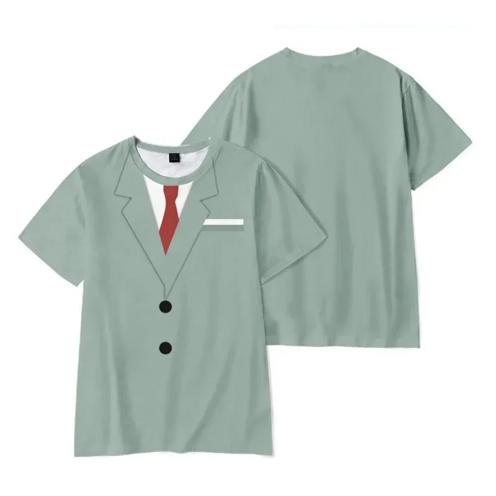 Spy X Family Anya Forger Uniform T-Shirt - Anime Cosplay Tee with School Uniform Print, Ideal for Anime Fans & Casual Streetwear view 3