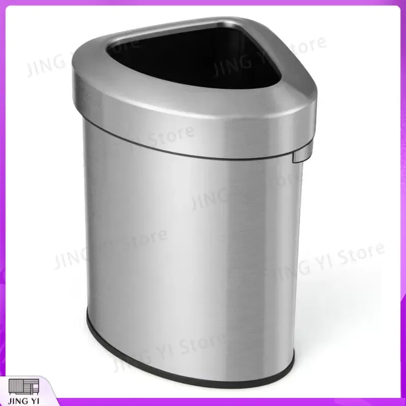 Smart Trash Can 60L Stainless Steel Automatic Sensor Garbage Bin Touchless Waste Basket with Lid Non Slip Bottom for Kitchen