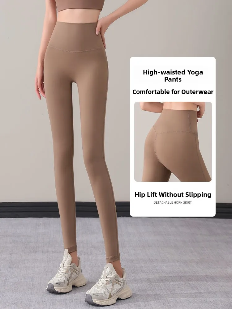 طقم تدريب اليوغا للياقة البدنية للنساء مع وسادة صدر كوب سترة رياضية بيلاتيس ممارسة السراويل الطويلة النايلون دنة مستديرة Ne Svel