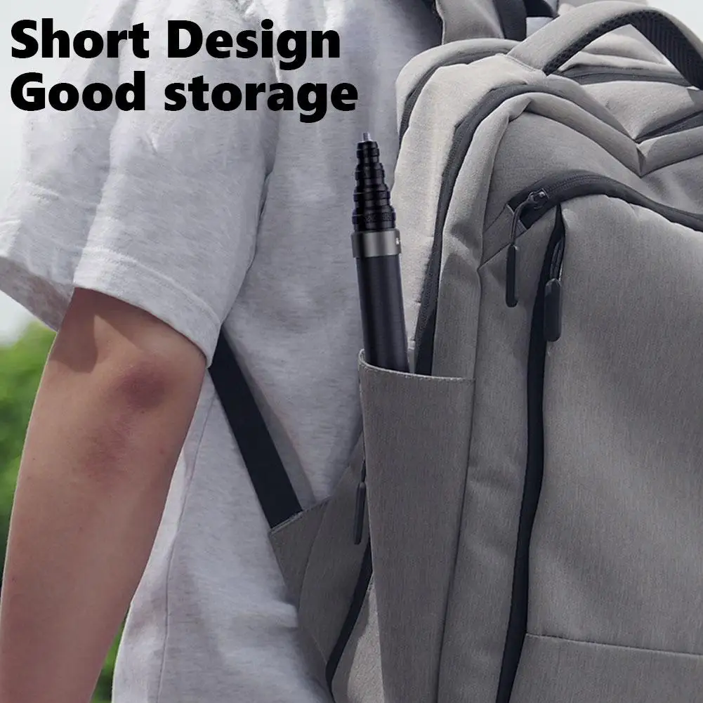 Palo de Selfie Invisible de fibra de carbono de 3 M para Insta360 Go Pro, edición extendida ultralarga con palo de Selfie de cinco velocidades de longitud