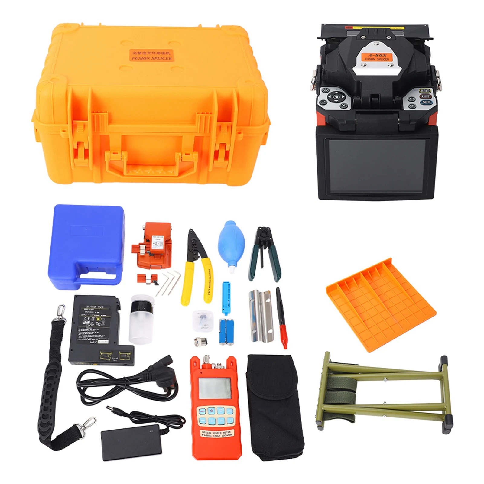 Optical  Fusion Splicer Fusion Splicer A‑80S  Optic Welding Splicing Machine Optical  Fusion Splicer 50/60Hz