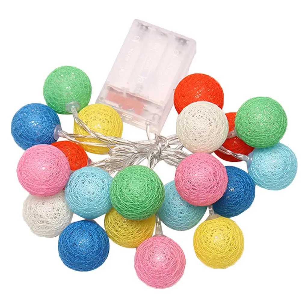 

Fairy Lights Ball Decorative Battery Powered Decor Nightlight for Valentines